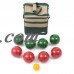 Lion Sports Clear Resin 107mm Tournament Bocce Set   553085043